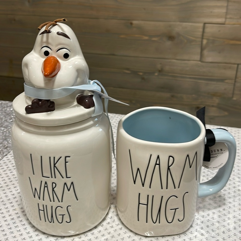 Rae dunn I like warm hugs canister sets